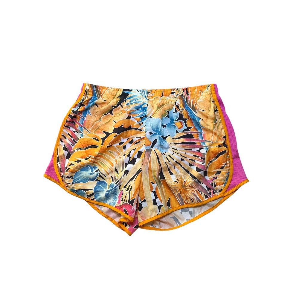 Nike‎ Dri-Fit Size XL Girls Tempo Shorts Athletic Running Pink Orange Lined